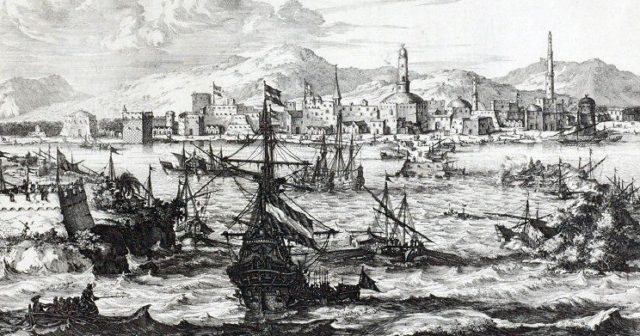 English, Dutch and Danish factories at Mocha in 1680