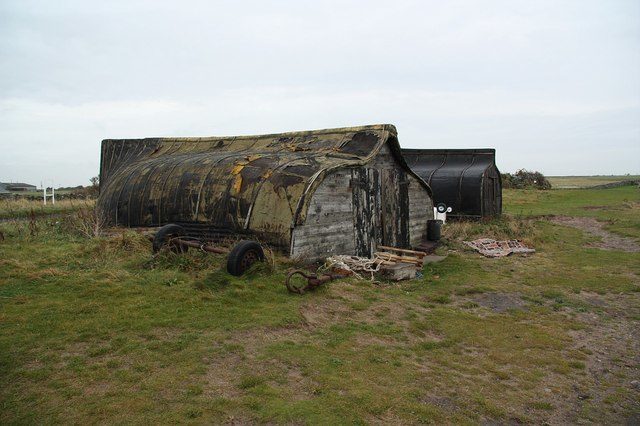 Opposite view of fishing huts. Photo Credit