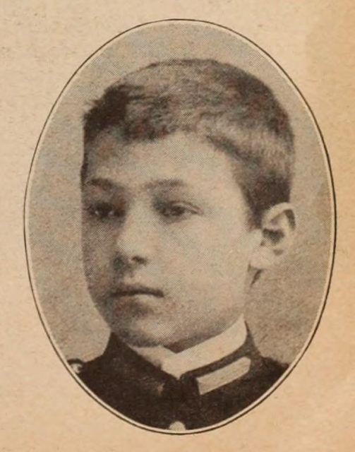 Rudolph Valentino as a boy