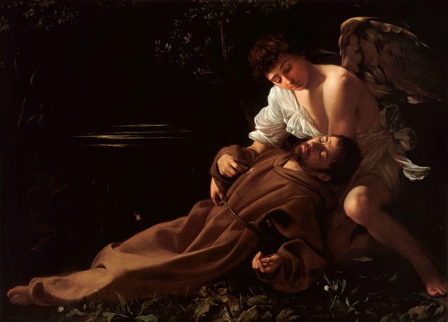 St. Francis in Ecstasy by Caravaggio.