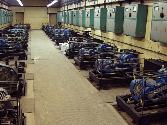 Engine room in the main post office building  Photo Credit