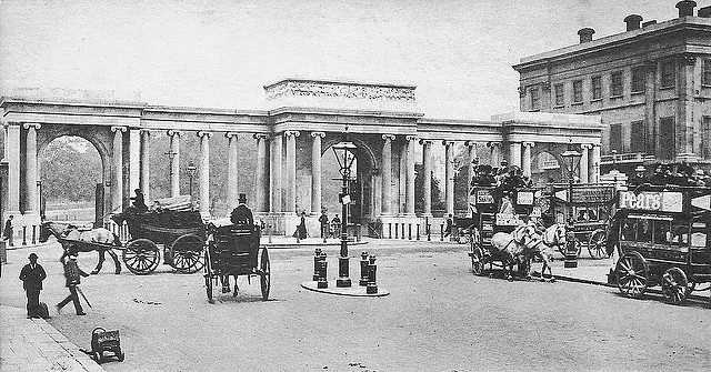 The Hyde Park Corner in 1902  Photo Credit