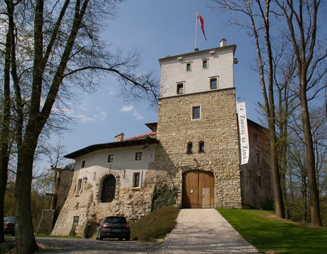 Korzkiew Castle. Photo by Jakub Hałun CC BY-SA 3.0