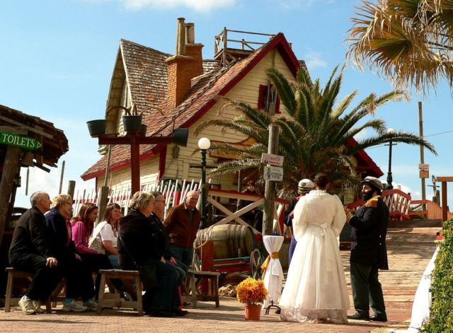 The Wedding of Popeye and Olive Oyl. Photo Credit