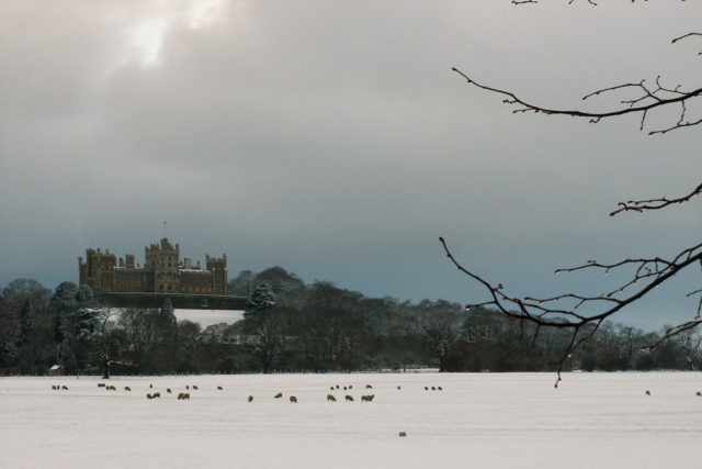 The castle overlooks the Vale of Belvoir and is open to the public. Photo Credit