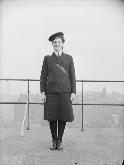 A WRNS rating during the Second World War