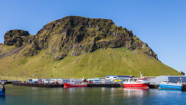 Vestmannaeyjar harbor in Heimaey Photo Credit