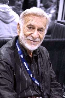 Joker co-creator Jerry Robinson in 2008; he conceived the Joker as an exotic, enduring arch-villain who could repeatedly challenge Batman  Photo Credit