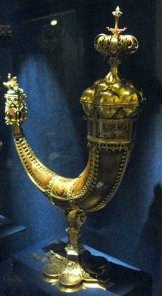 Drinking horn of Sigismund of Luxemburg, before 1408 Photo Credit