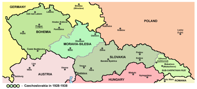 Czechoslovakia in 1928.