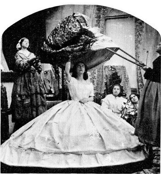 Comic photograph, c.1860