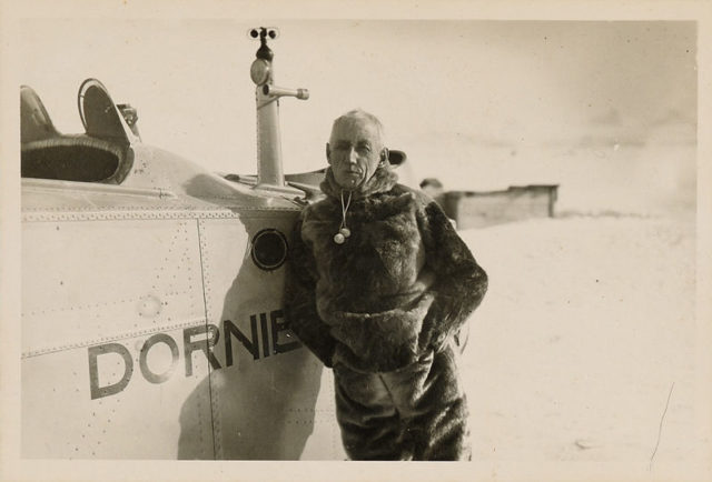 Roald Amundsen in Svalbard.