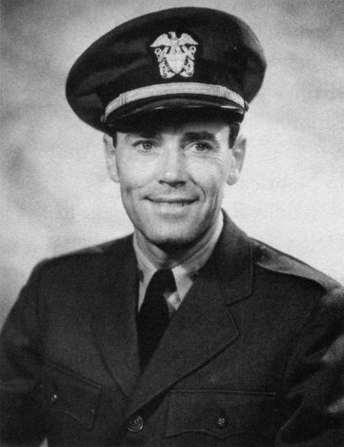 Fonda in Navy uniform.