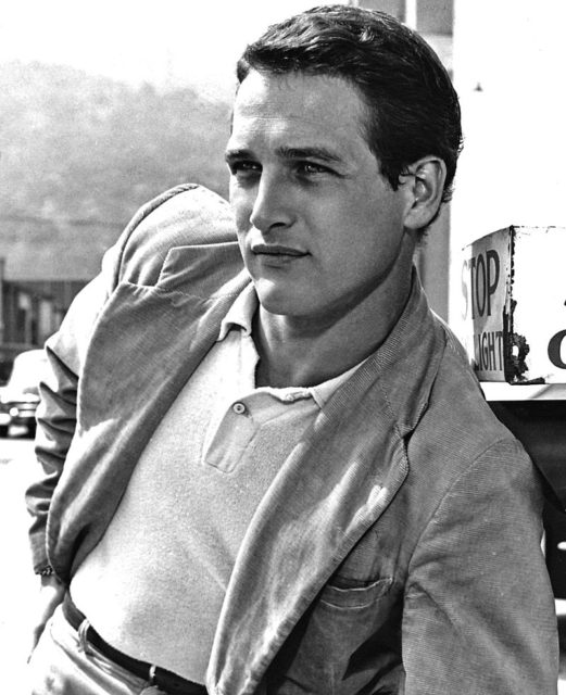 Newman in his first film, The Silver Chalice (1954)