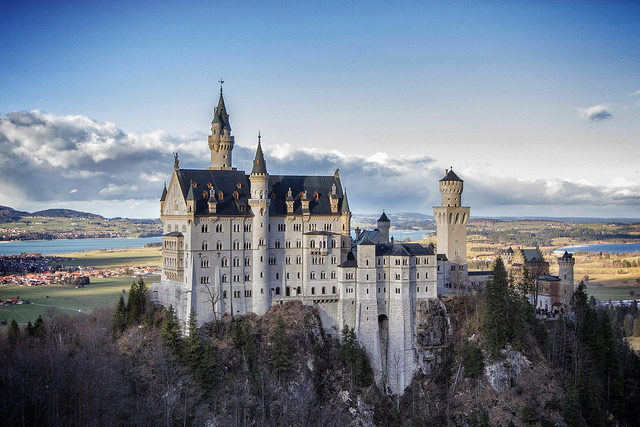 Completed in 1886, the palace is Disney’s Sleeping Beauty Castle. Photo Credit