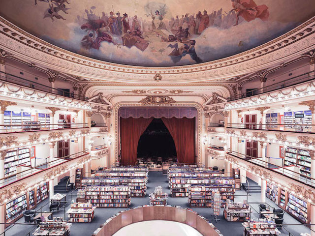 A converted bookshop El Ateneo, Buenos Aires, 1919.Photo Credit: THIBAUD POIRIER