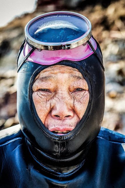 ‘Haenyo’ means Sea Women. Photo by Mijoo Kim