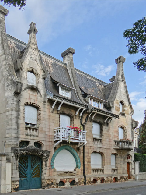 Huot House in Art Nouveau style (Nancy). Author:  dalbera  CC BY2.0