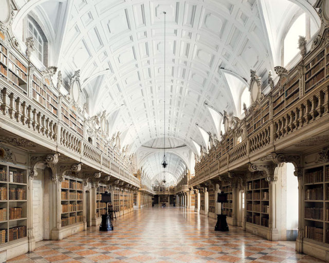 The Palace of Mafra, Palàcio Nacional de Mafra, Portugal, 1755 Photo Credit: THIBAUD POIRIER