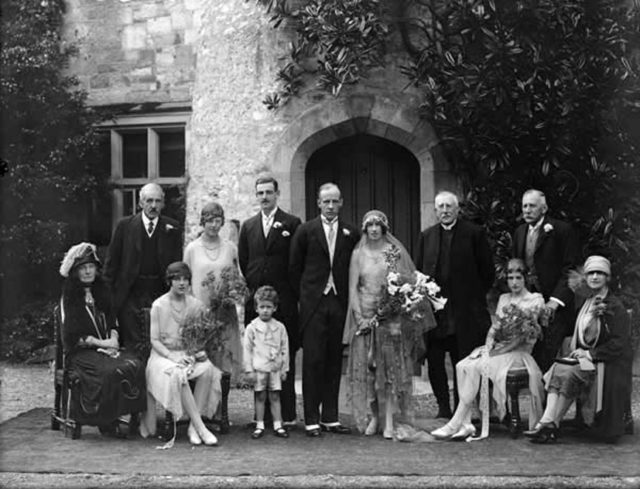 Penrose wedding at Lismore Castle, Waterford, Ireland, August 29, 1928. National Library of Ireland