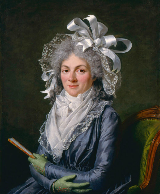 Portrait of Madame de Genlis.