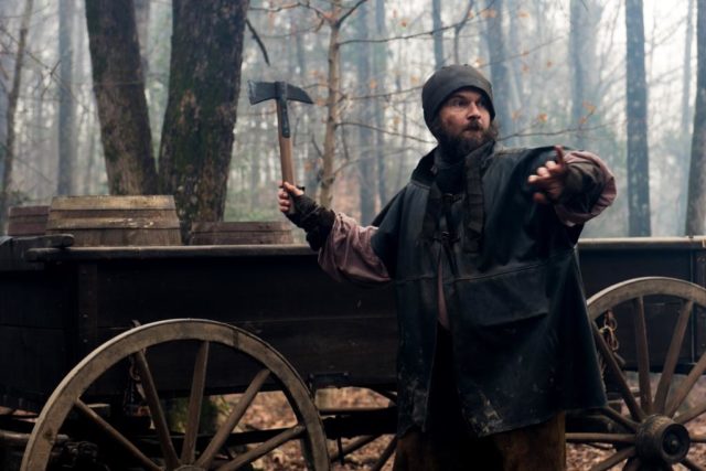 Daniel Henshall as Brewster, always ready for a rough encounter with the British. Photo Credit: Antony Platt/AMC