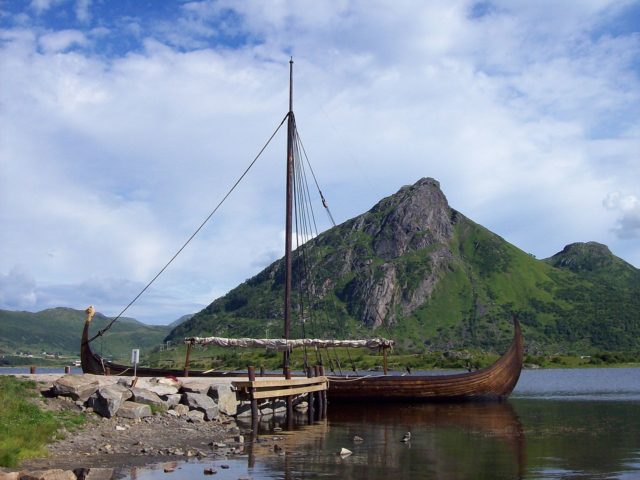 The full-scale replica of the Gokstad Viking ship. Photo Credit