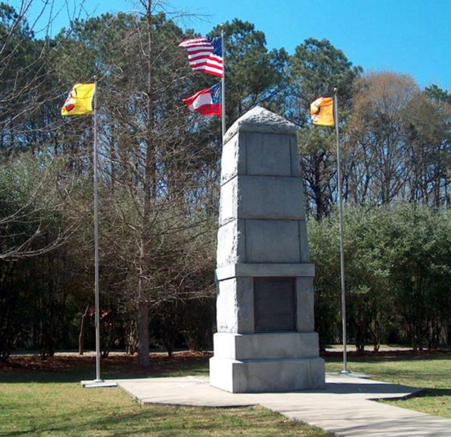 The Trail of Tears Memorial at the New Echota Historic Site