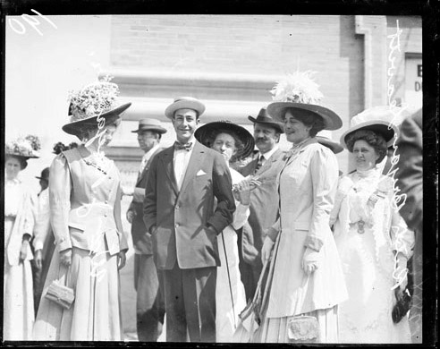 Politician William Jennings Bryan and daughter Ruth Bryan Leavitt