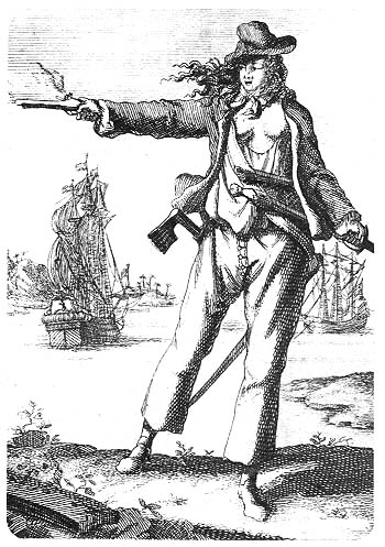 Anne Bonny was an Irish pirate operating in the Caribbean, and one of the several noted women in piracy.