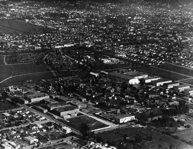 Hollywood movie studios, 1922.