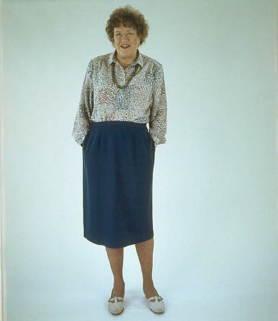 Polaroid portrait of Julia Child. Author: Elsa Dorfman. CC-BY 2.5