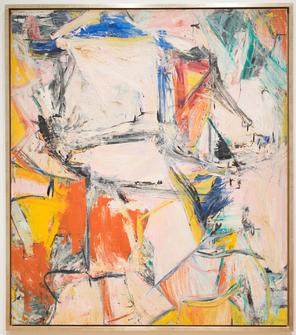Interchange by Willem de Kooning. The photo was taken at the Art Institute of Chicago.