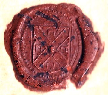 Stoughton’s personal seal, as it appeared on the warrant for the execution of Bridget Bishop.