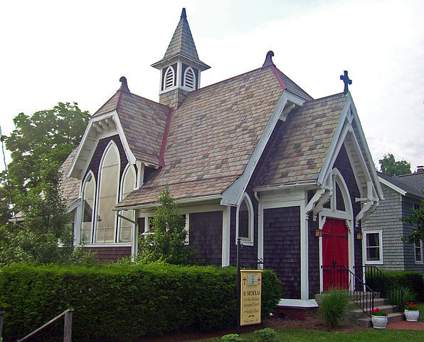 Zion Memorial Chapel now St. Nicholas-on-the-Hudson, New Hamburg, New York. Author: Daniel Case – CC BY-SA 3.0