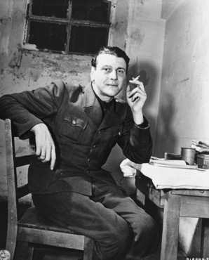 Waiting in a cell as a witness at the Nuremberg trials – 24 November 1945.