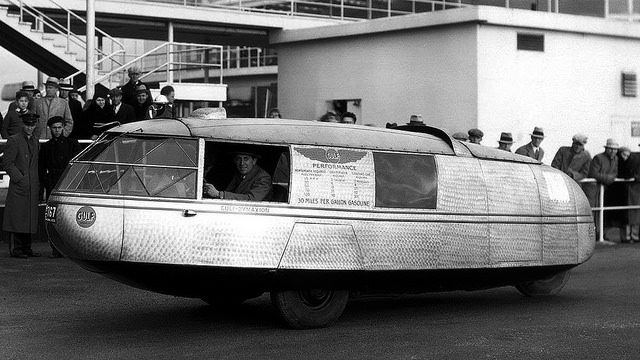 Test-driving Buckminster Fuller’s Dymaxion Car