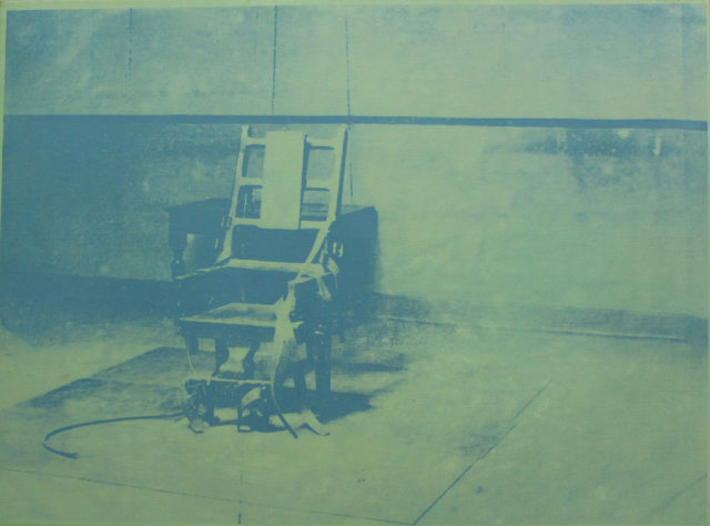 “Big Electric Chair” by Andy Warhol, 1967. Author: corno.fulgur75 CC By 2.0