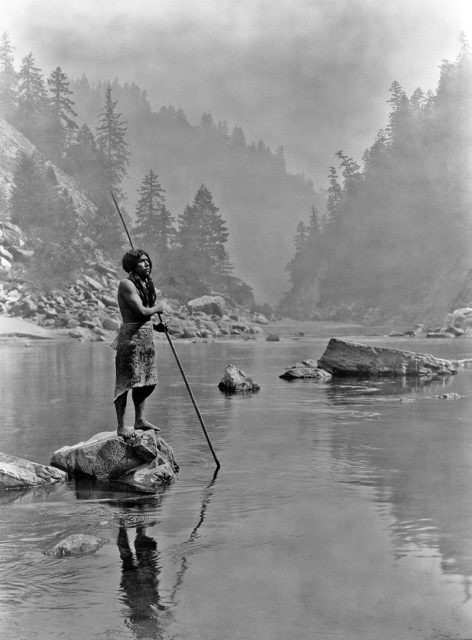 A smoky day at the Sugar Bowl—Hupa, c. 1923