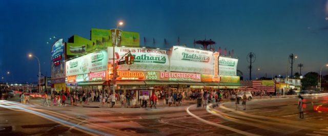 A series of panoramic time-lapse views of the famous seaside amusement district at Coney Island. Photo by Metropolitan Transportation Authority of the State of New York CC BY 2.0