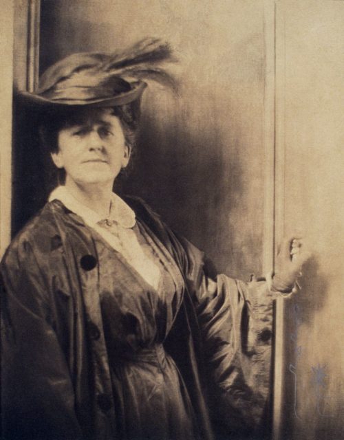 “Portrait of the Photographer,” manipulated self-portrait by Gertrude Käsebier.