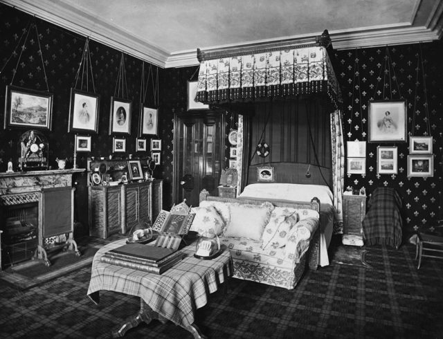 bedroom at the castle