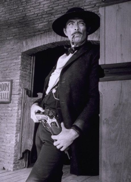 Photograph of actor Lee Van Cleef taken from “The Good, the Bad and the Ugly” (1966)