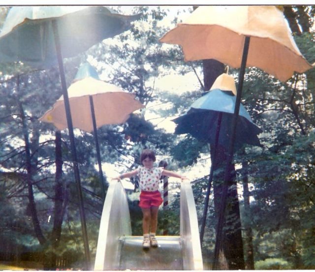 The Sliding Board at the Enchanted Forest (1987), By ConneeConehead101, CC BY-SA 3.0