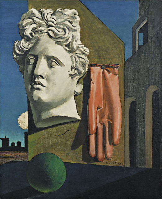 Giorgio de Chirico, The Song of Love, 1914.