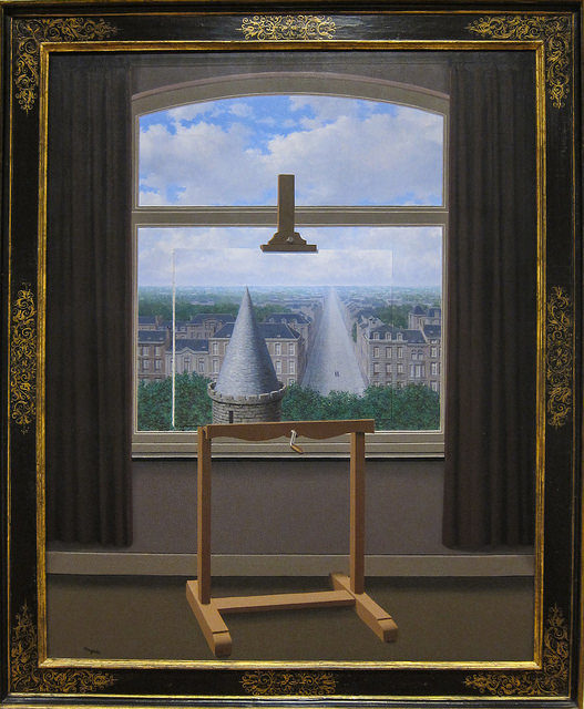 René Magritte, The Promenades of Euclid, 1955. Author: Sharon Mollerus CC BY-SA 2.0