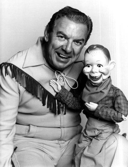 Portrait of Buffalo Bob Smith and Howdy Doody