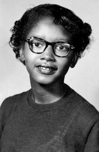 Claudette Colvin, aged 13, in 1953.