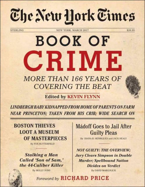 “The Book of Crime,” gathering best of New York Times’s crime reporting, includes two chapters on Son of Sam. Photo courtesy of Sterling Publishing Co.