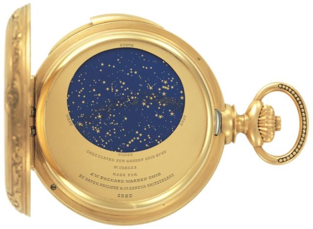 James Ward Packard’s Astronomical Pocket Watch (1925) Photo Courtesy : Patek Philippe